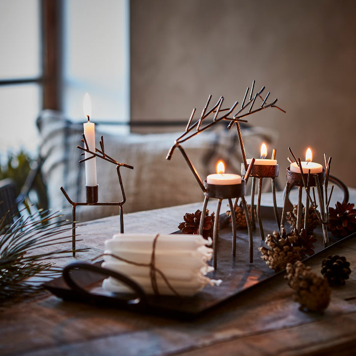 Kynttilänjalka OH DEER, messinki