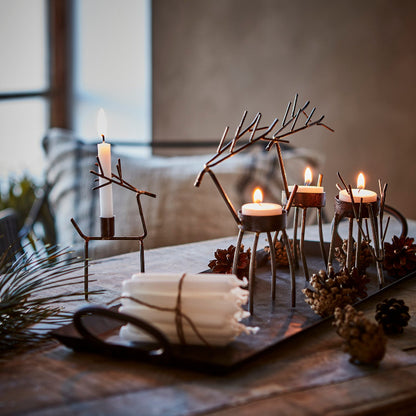 Kynttilänjalka OH DEER, messinki