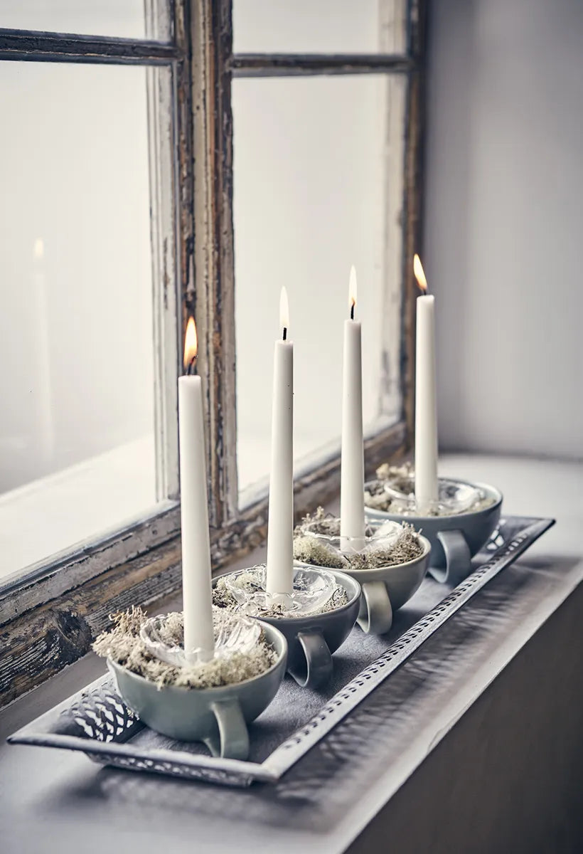 Kynttilämansetti TINGLE kirkas lasi