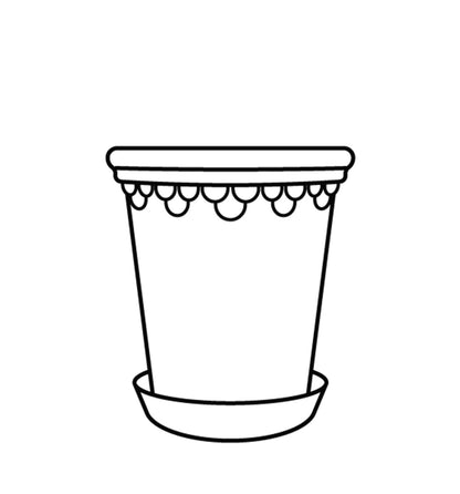 Copenhagen pot tall 18 cm