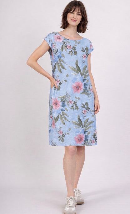 Pellavamekko Floral