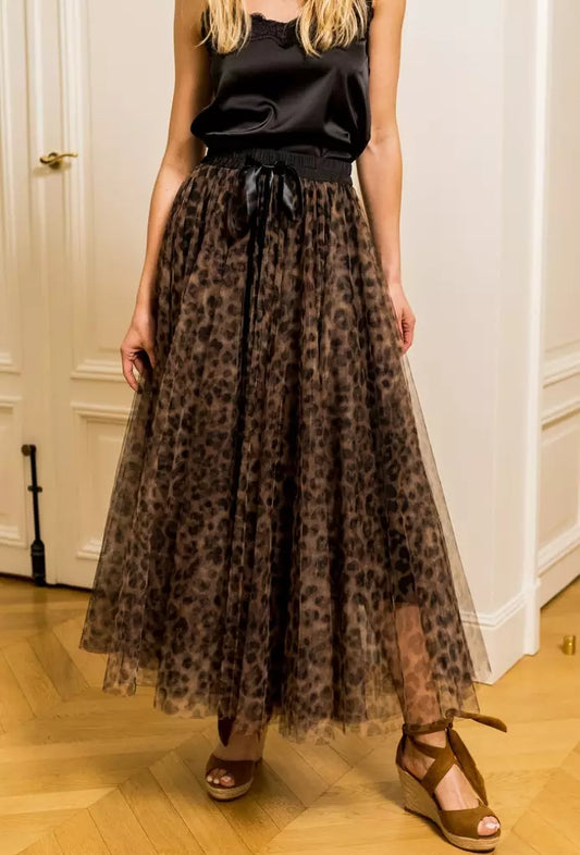 Tulle Skirt Leopard