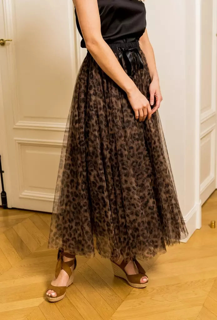Tulle Skirt Leopard