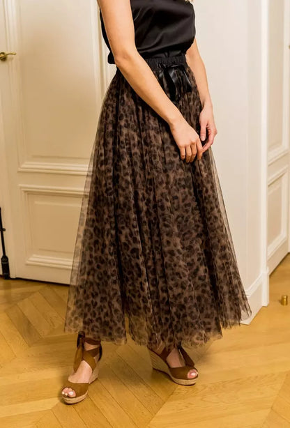 Tulle Skirt Leopard