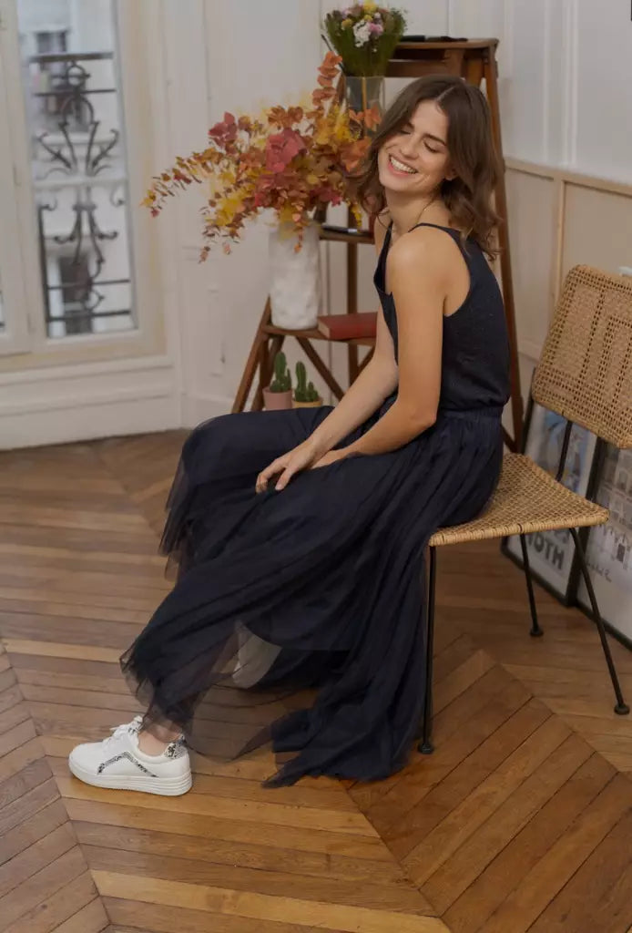 Tulle skirt Navy