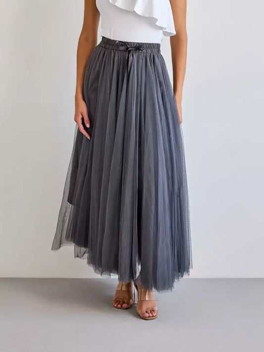 Tulle skirt Dark grey